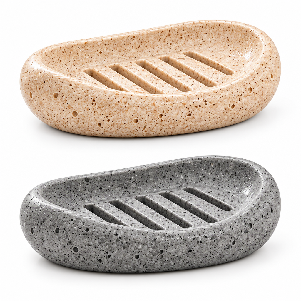 Taverqia Organic Pebble Soap Dish view 4