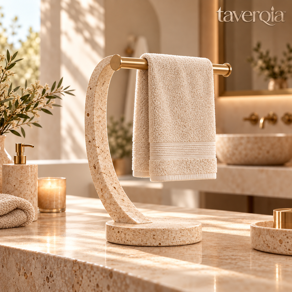 Taverqia Sculptural Hand Towel Stand view 1