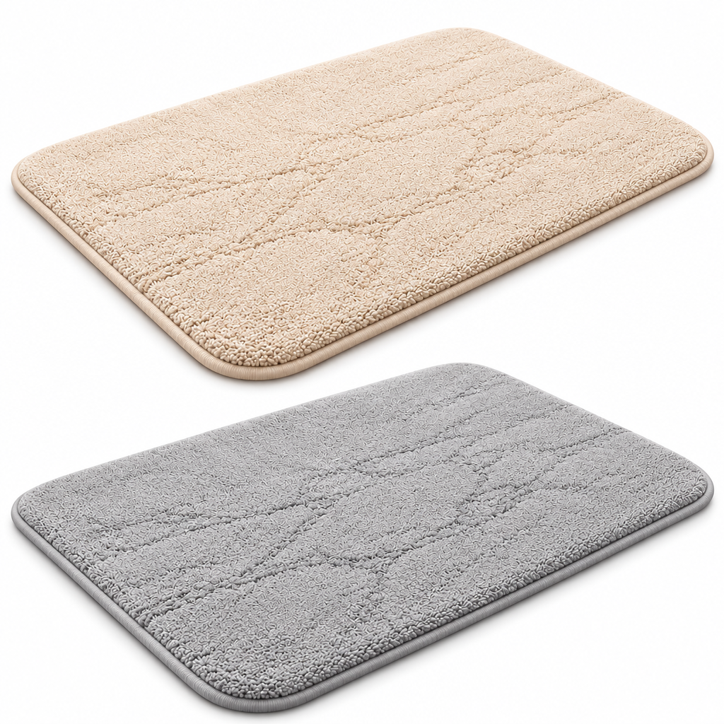 Taverqia Soft Stone-Tone Bath Mat view 4