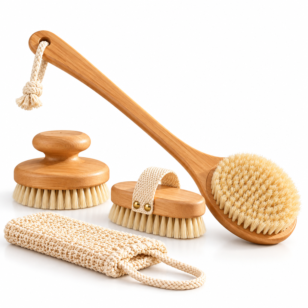 Taverqia Spa Body Brush & Bath Accessory Set view 3