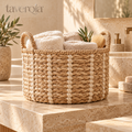 Taverqia Decorative Woven Spa Storage Basket view 1